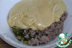 Сырный рулет с тунцом Сырный рулет с тунцом