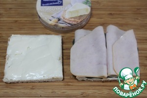 Сырный сэндвич с клюквенным джемом Сырный сэндвич с клюквенным джемом