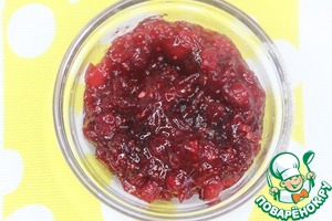 Сырный сэндвич с клюквенным джемом Сырный сэндвич с клюквенным джемом