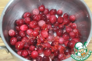 Сырный сэндвич с клюквенным джемом Сырный сэндвич с клюквенным джемом