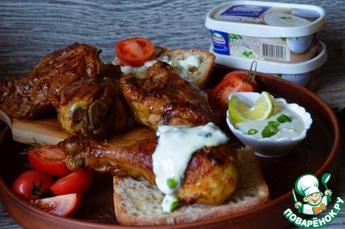 Сырный соус к жареной курице Сырный соус к жареной курице