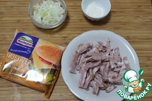 Сырный суп c желтком