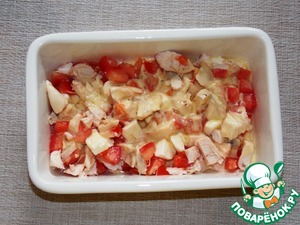 Сытная запеканка с яичной заливкой Сытная запеканка с яичной заливкой