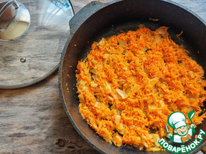 Такос с мясом, черешней и камамбером Такос с мясом, черешней и камамбером