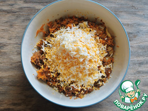 Такос с мясом, черешней и камамбером Такос с мясом, черешней и камамбером