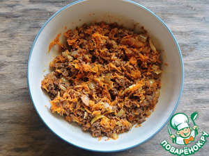 Такос с мясом, черешней и камамбером Такос с мясом, черешней и камамбером
