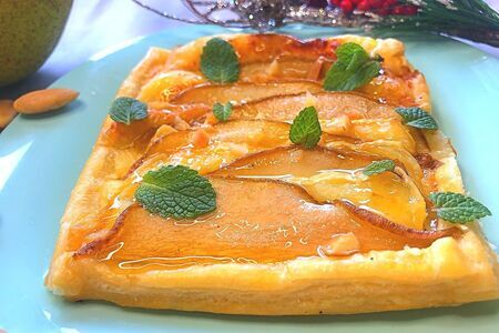 Тарт с грушей и сыром Тарт с грушей и сыром