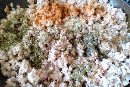 Тарталетки с фаршем и грибами