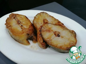 Терпуг запеченный в соусе терияки