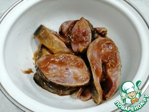 Терпуг запеченный в соусе терияки