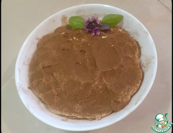 Тирамису без яиц с маскарпоне