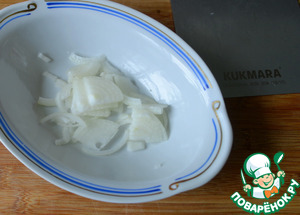 Тёплый салат из куриной печени