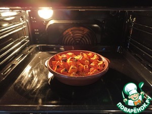 Тёплый салат с тыквой и тунцом Тёплый салат с тыквой и тунцом