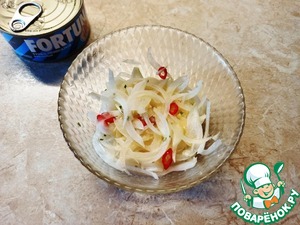 Тёплый салат с тыквой и тунцом Тёплый салат с тыквой и тунцом