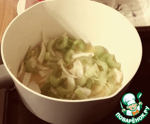 Томатный суп с орзо