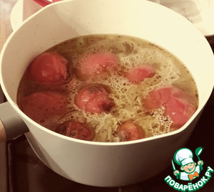 Томатный суп с орзо