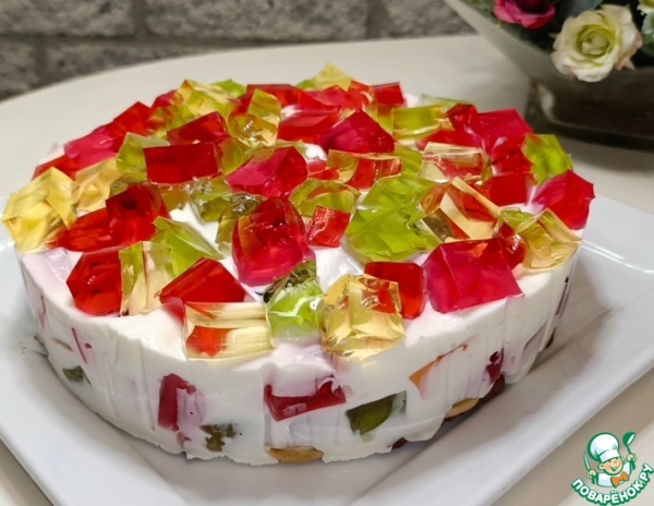 Торт "Битое стекло" Торт "Битое стекло"