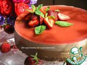 Торт "Два шоколада и лесные ягоды" Торт "Два шоколада и лесные ягоды"