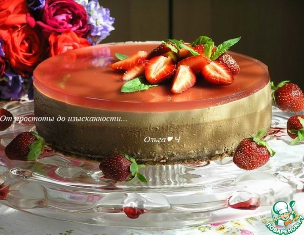 Торт "Два шоколада и лесные ягоды" Торт "Два шоколада и лесные ягоды"