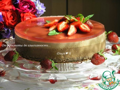 Торт "Два шоколада и лесные ягоды" Торт "Два шоколада и лесные ягоды"