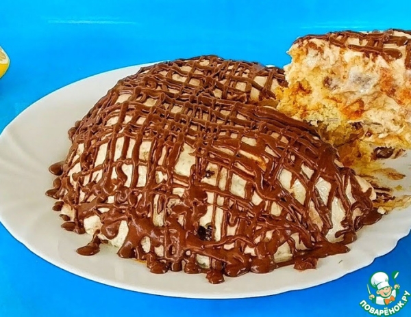 Торт из 3 ингредиентов без выпечки и духовки