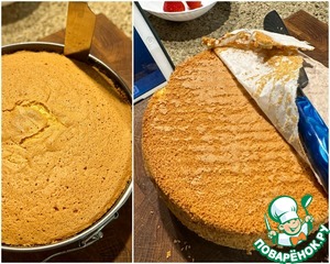 Торт " Клубничный Поцелуй"