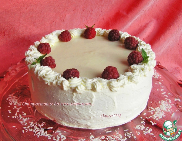 Торт "Малиновая роскошь"