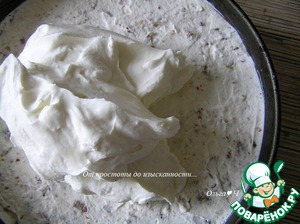 Торт-мороженое с безе и малиной Торт-мороженое с безе и малиной