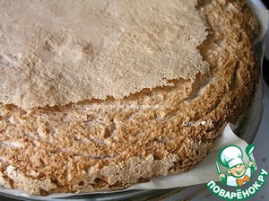 Торт-мороженое с безе и малиной Торт-мороженое с безе и малиной