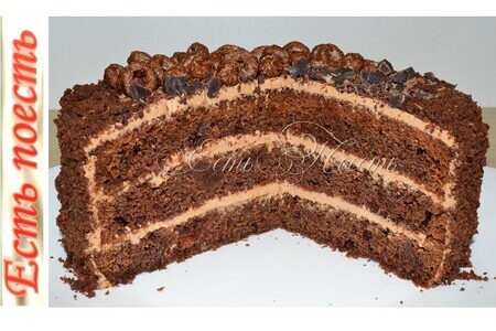 Торт "мужской" (на пиве) Торт "мужской" (на пиве)