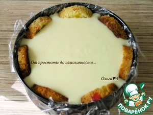 Торт "Пасхальный" из кексов или куличей