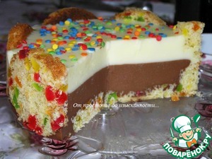 Торт "Пасхальный" из кексов или куличей