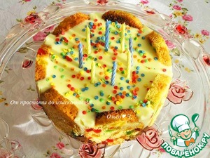 Торт "Пасхальный" из кексов или куличей