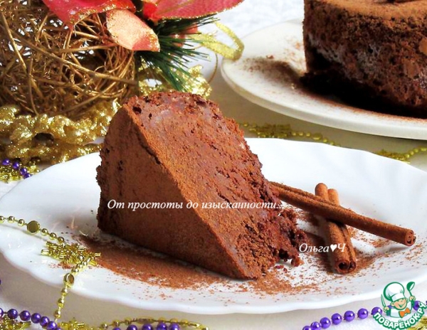 Торт "Рождественский трюфель"