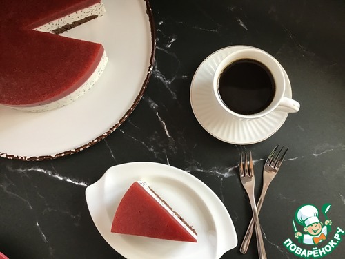 Торт с ягодным желе