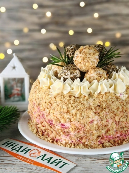 Торт-салат со свеклой и индейкой Торт-салат со свеклой и индейкой