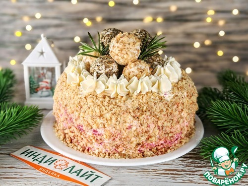 Торт-салат со свеклой и индейкой Торт-салат со свеклой и индейкой