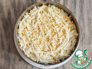 Торт-салат со свеклой и индейкой Торт-салат со свеклой и индейкой