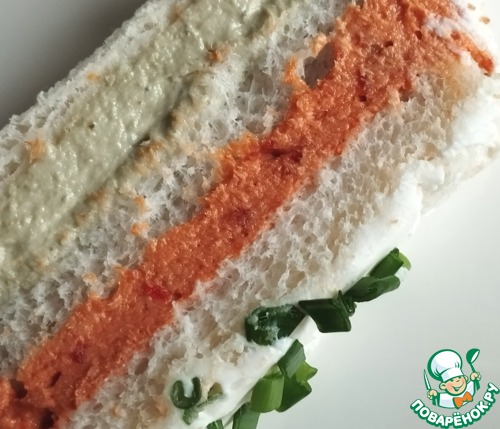 Торт-сэндвич с тунцом Торт-сэндвич с тунцом