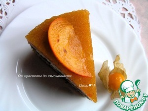 Торт "Шоколад и хурма" Торт "Шоколад и хурма"