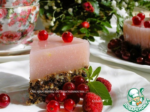 Торт-желе с гуавой Торт-желе с гуавой