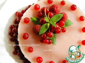 Торт-желе с гуавой Торт-желе с гуавой