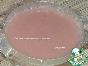 Торт-желе с гуавой Торт-желе с гуавой