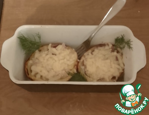 Традиционный рыбный пирог в кожуре картофеля