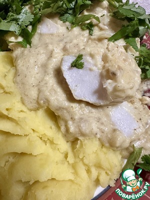 Треска. Филе в соусе