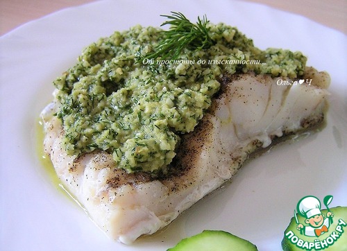 Треска с арахисовым соусом Треска с арахисовым соусом