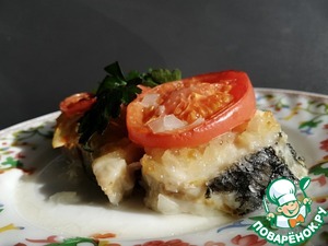 Треска, запеченная в духовке