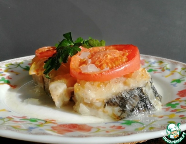 Треска, запеченная в духовке