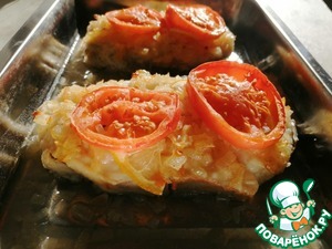 Треска, запеченная в духовке