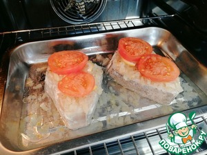 Треска, запеченная в духовке